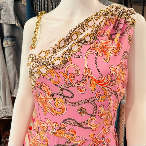 NWT Boston Proper Status Chain One Shoulder Resort Maxi
Dress with Side Slit - Picture 5 of 7